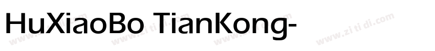 HuXiaoBo TianKong字体转换